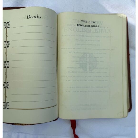 The New English Bible Cambridge 1978 Vintage Inscribed - Picture 6 of 7